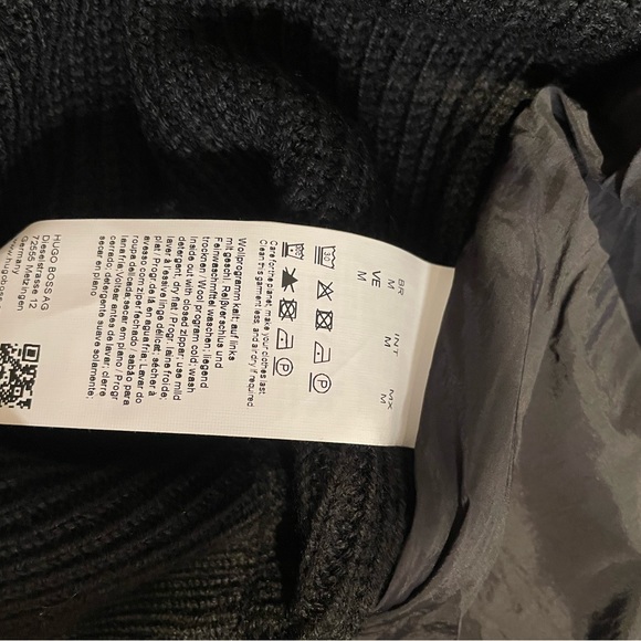 Brand new Hugo boss MIXED-MATERIAL ZIP-UP HOODIE WITH ONION QUILTING size M - Picture 7 of 11